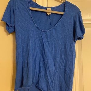 Free people blue tee